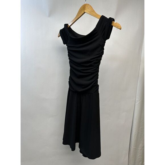 Ruby Brand Dress Black Sz S Slip In Jersey Above The Knee - Picture 7 of 11